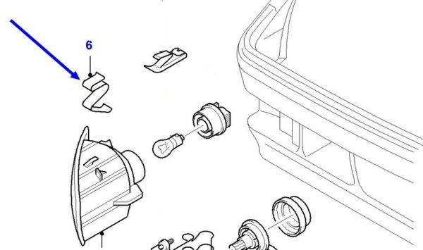 ressort de maintient clignotant escort cosworth-ref : 6103874