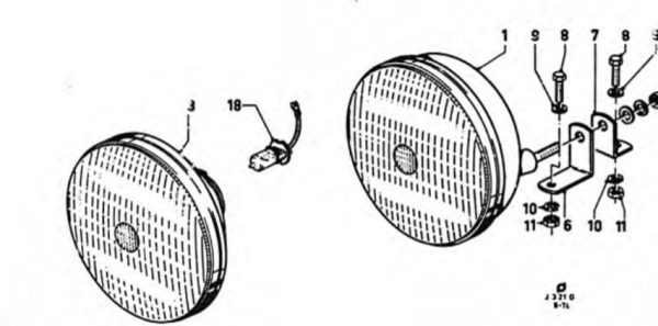 feux additionnel granada mk1, neuf d'origine – Image 2